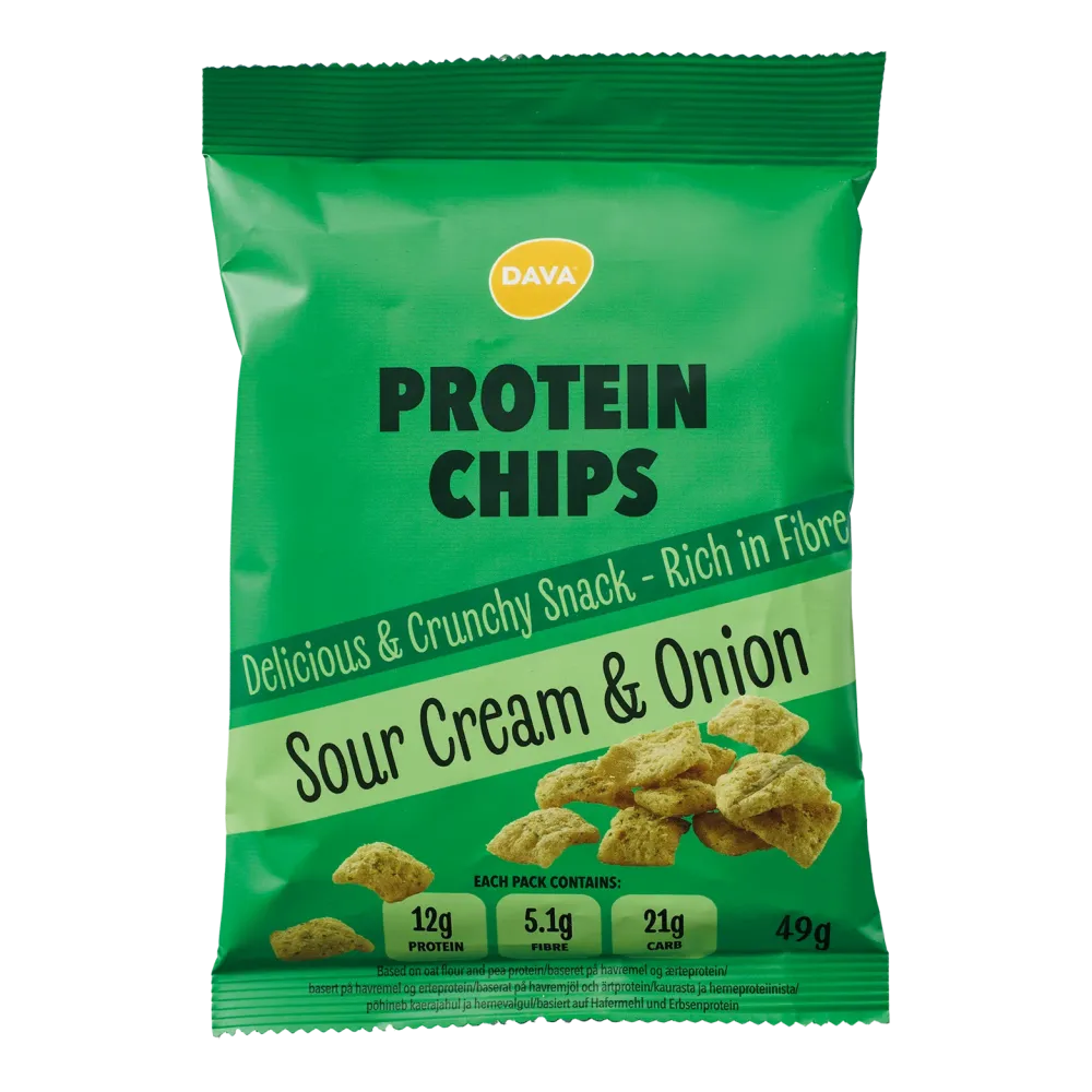 DAVA Proteinchips Gräddfil och Lök