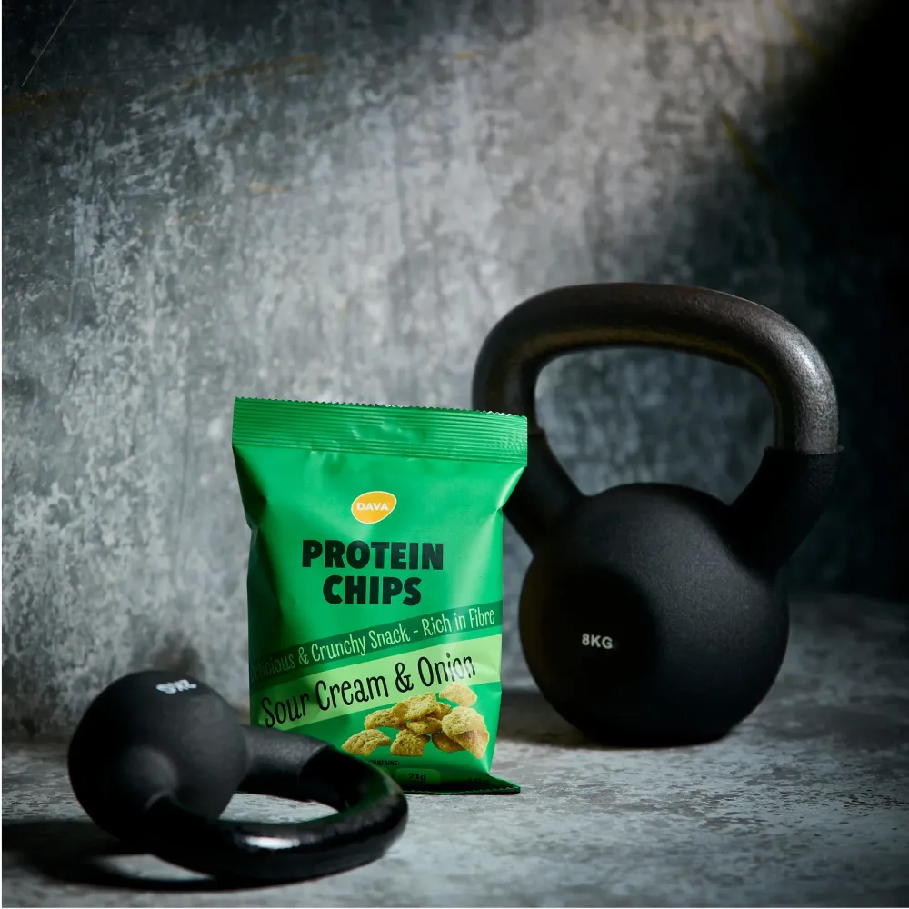 DAVA Proteinchips Gräddfil och Lök
