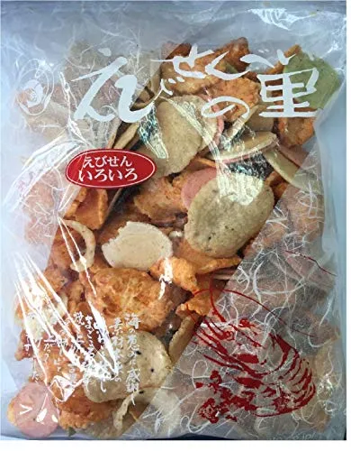 Ebi Senbei no Sato - Baked och Friterade Räksnacks 280g