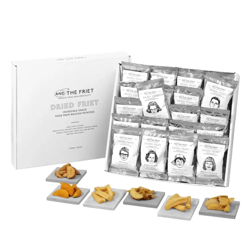 AND FRIET Dried Fritters 20 Stykker - Smagfulde Snackvariationer