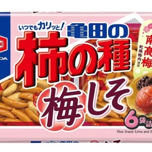 Kakinotane Kakinotane Shiso Plommon 6 Påsar 164g x 12 Påsar