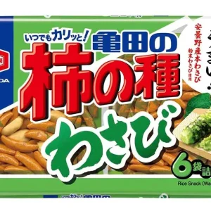 Kakinotane Wasabi Snacks 6 påsar 164g x 12 påsar