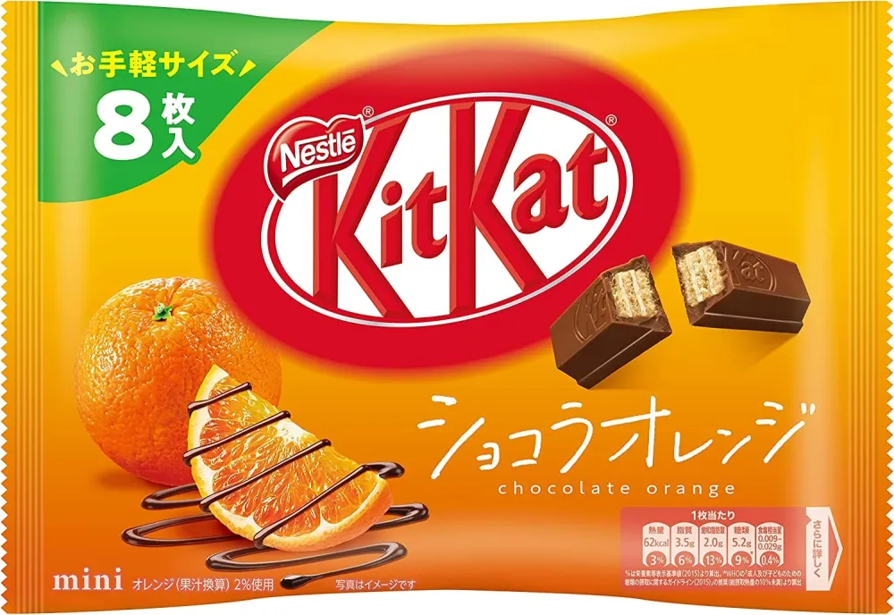 KitKat Mini Choklad Orange 8-pack