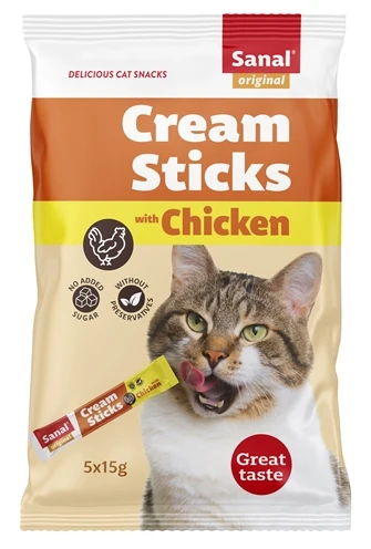 Sanal Cream Sticks Kattkyckling