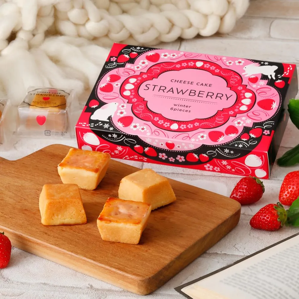 Shiseido Parlor Cheesecake med Amaou Jordgubbar 6st Winter Treat