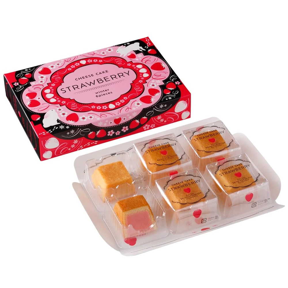Shiseido Parlor Cheesecake med Amaou Jordgubbar 6st Winter Treat