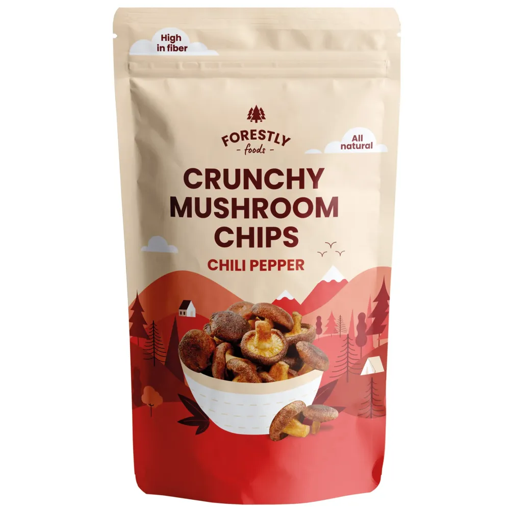 Svampchips, chili, 50 g