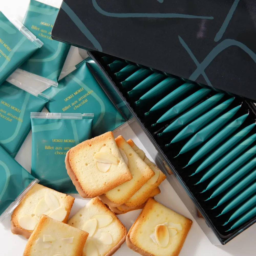 YOKUMOKU Sweets Assortment 24 St Milk Chocolate Cookies Med Mandlar