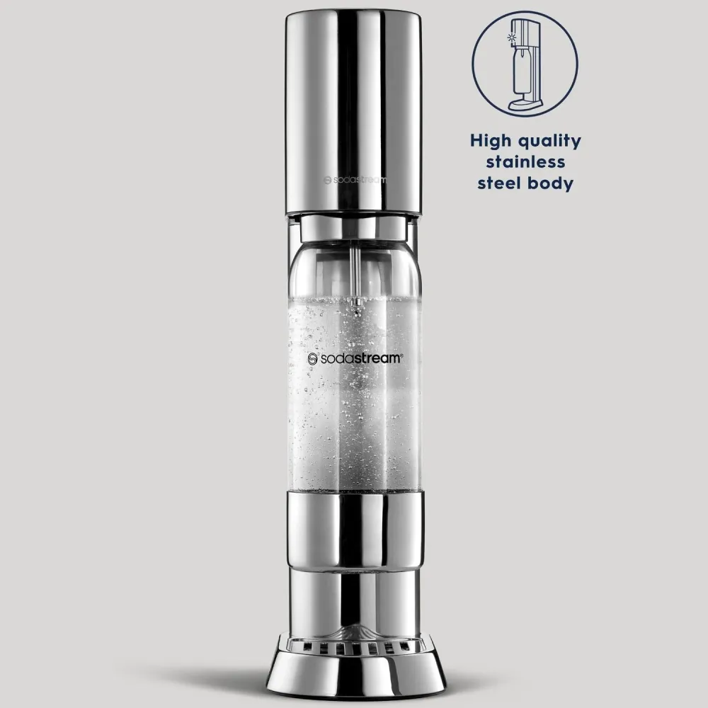 SodaStream Kolsyremaskin ensō™ Rostfri Quick Connect