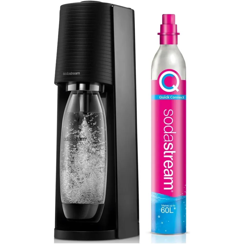SodaStream Kolsyremaskin TERRA Black Brushed Nickel