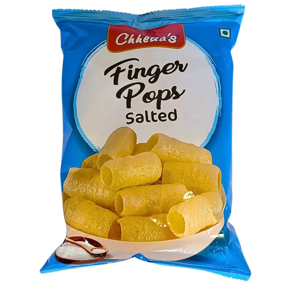 Chheda’s Finger Pops Salted 50g – Krispigt, Lätt & Oemotståndligt!