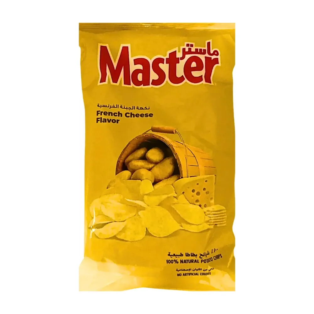 Master Chips French Ost 120g | Krispiga chips med fyllig ostsmak