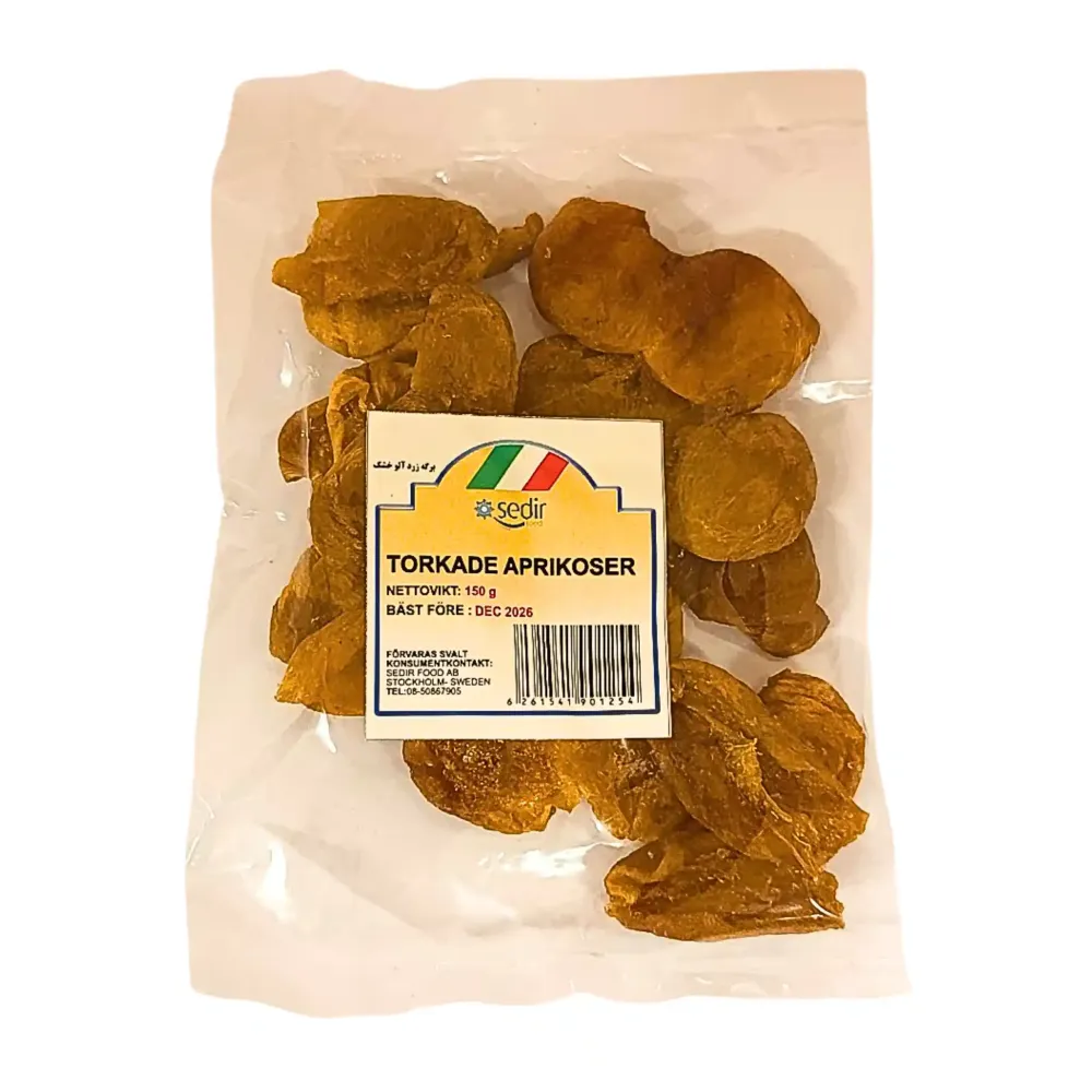 Torkade Aprikoser Hårda Sedir 150g – Naturligt & Smakrikt
