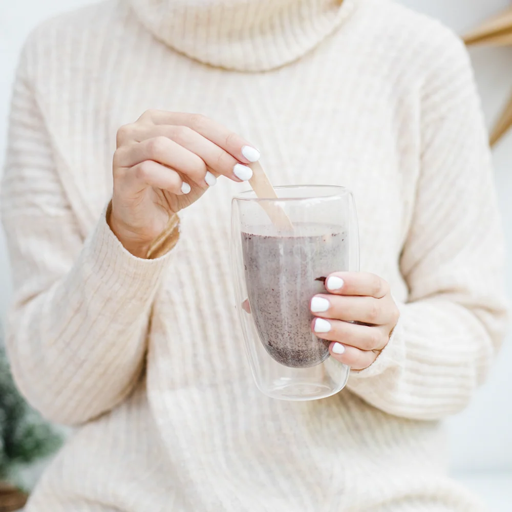 Dricker choklad pepparkakor apelsin