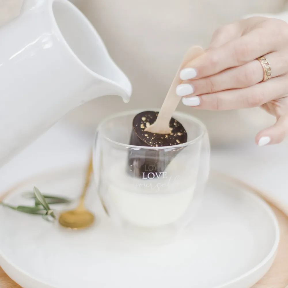 Dricker chokladguld "För den bästa pappan"