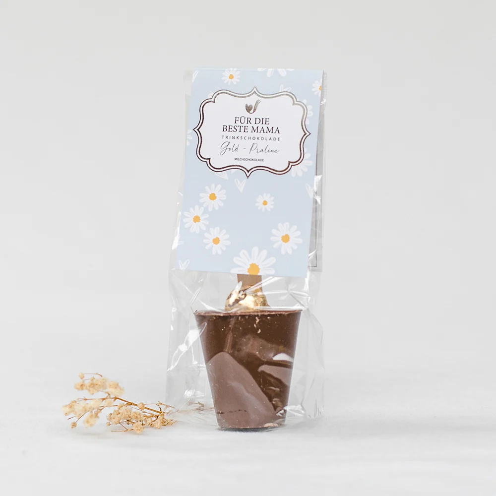Dricker chokladguldpralin "För den bästa mamman"