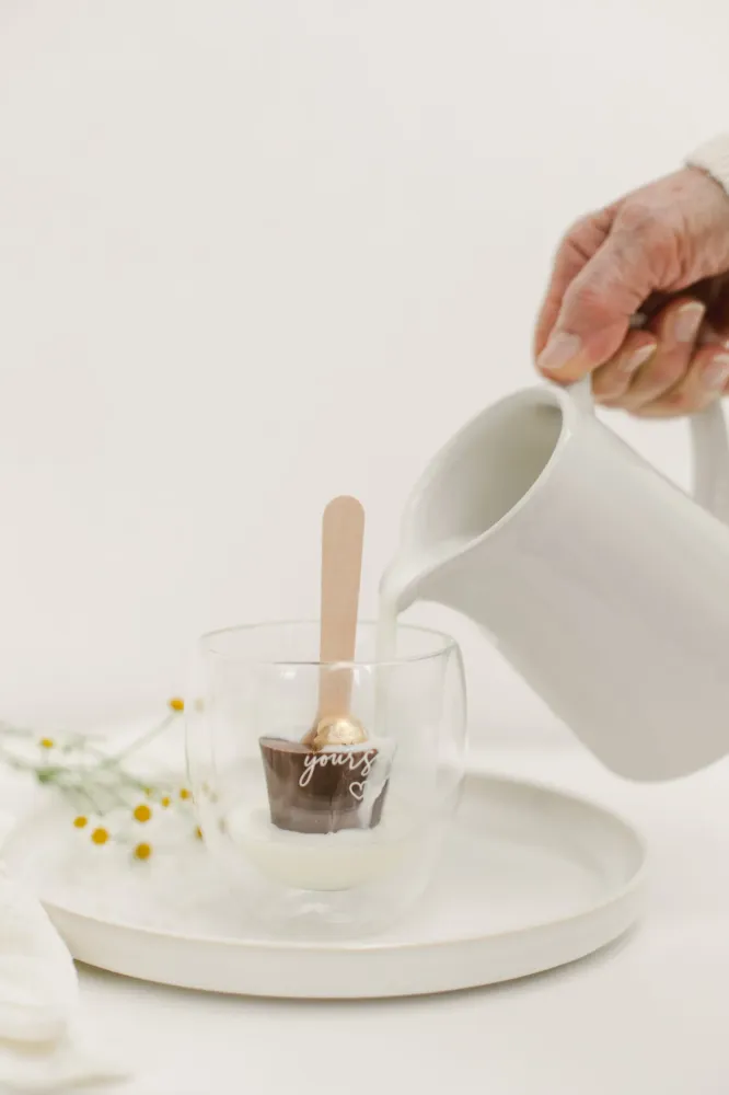 Dricker chokladguldpralin "För den bästa mamman"