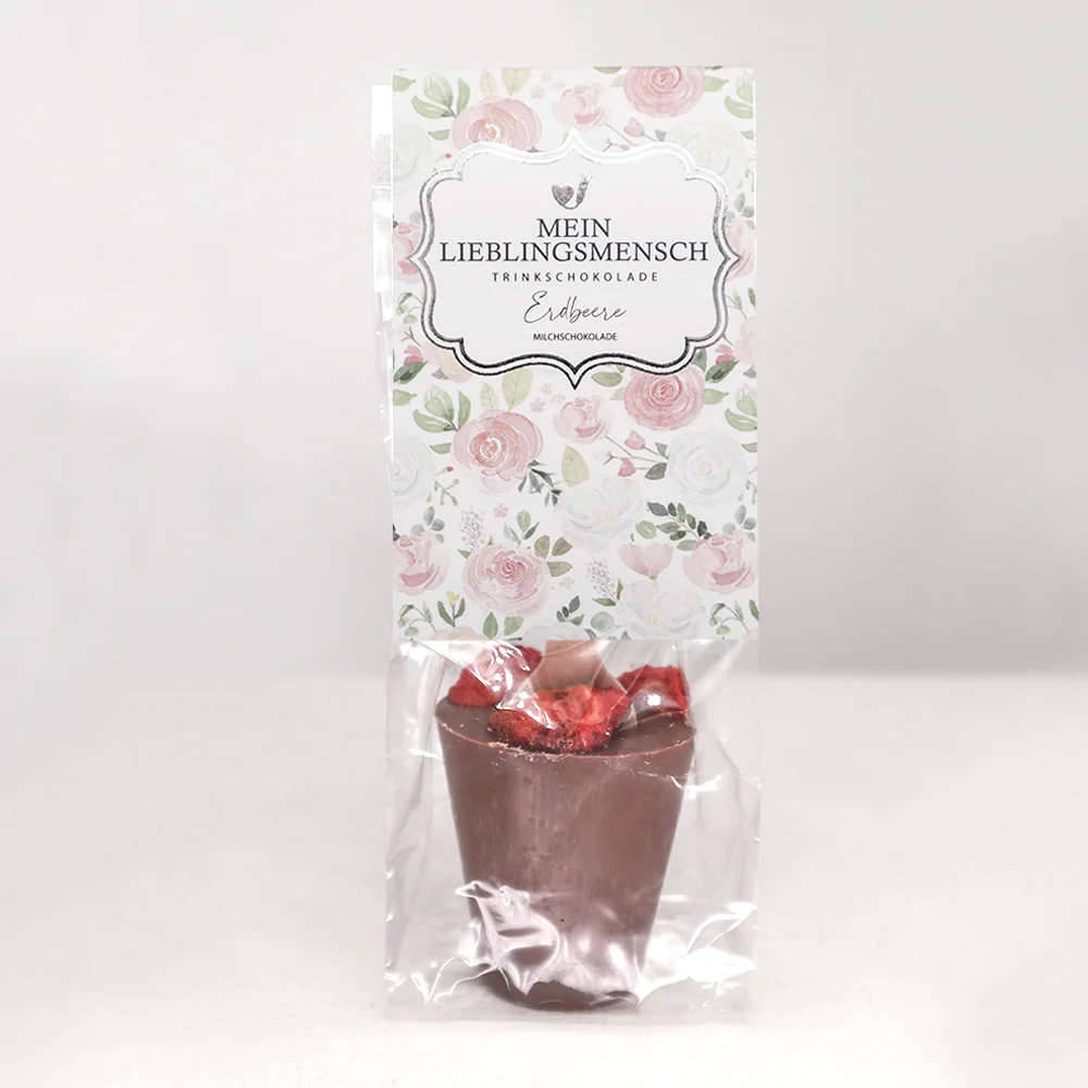 Dricker chokladjordgubbe "Min favoritperson"