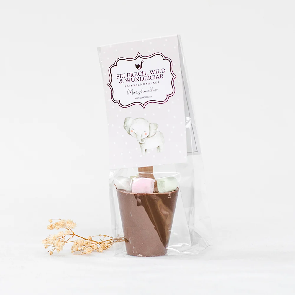 Dricker chokladmarshmallow "Var fräck, vild & underbar"