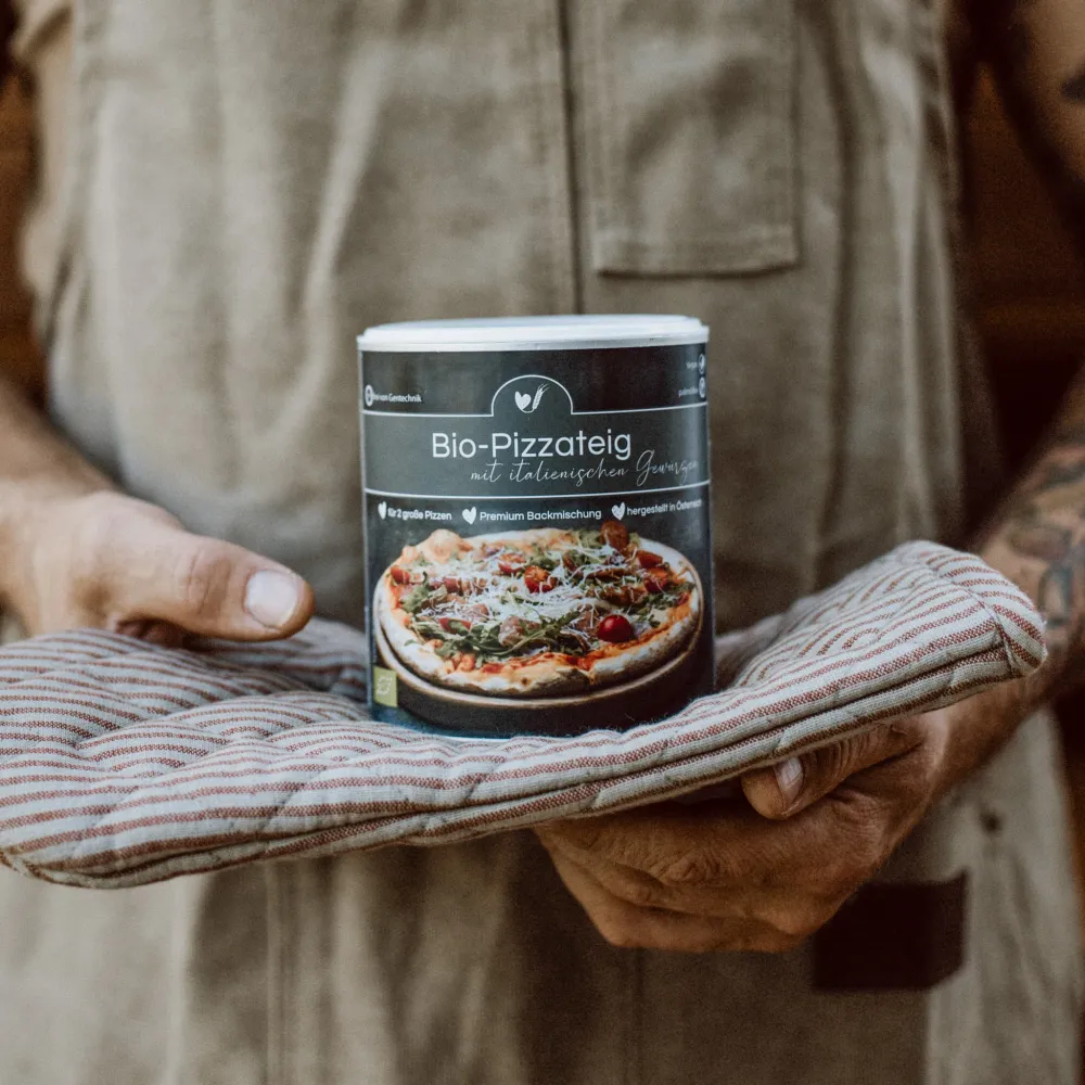 Ekologisk bakmix Ekologisk pizzadeg med italienska kryddor