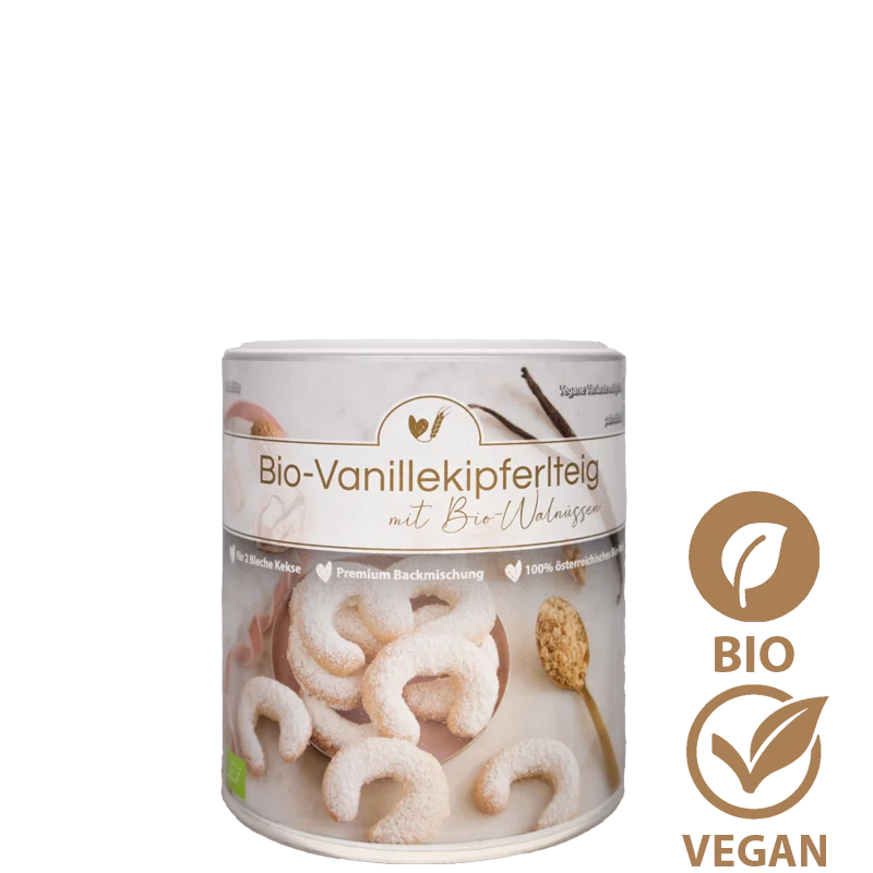 Ekologisk bakmix Ekologisk vaniljhalvmånedeg