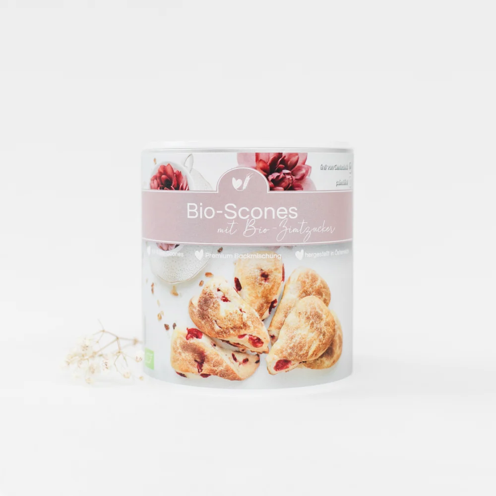 Ekologisk bakmix Ekologiska scones med kanelsocker
