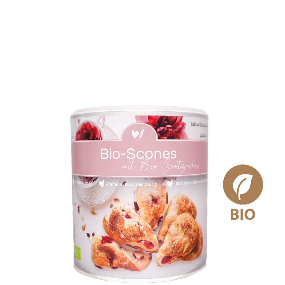 Ekologisk bakmix Ekologiska scones med kanelsocker