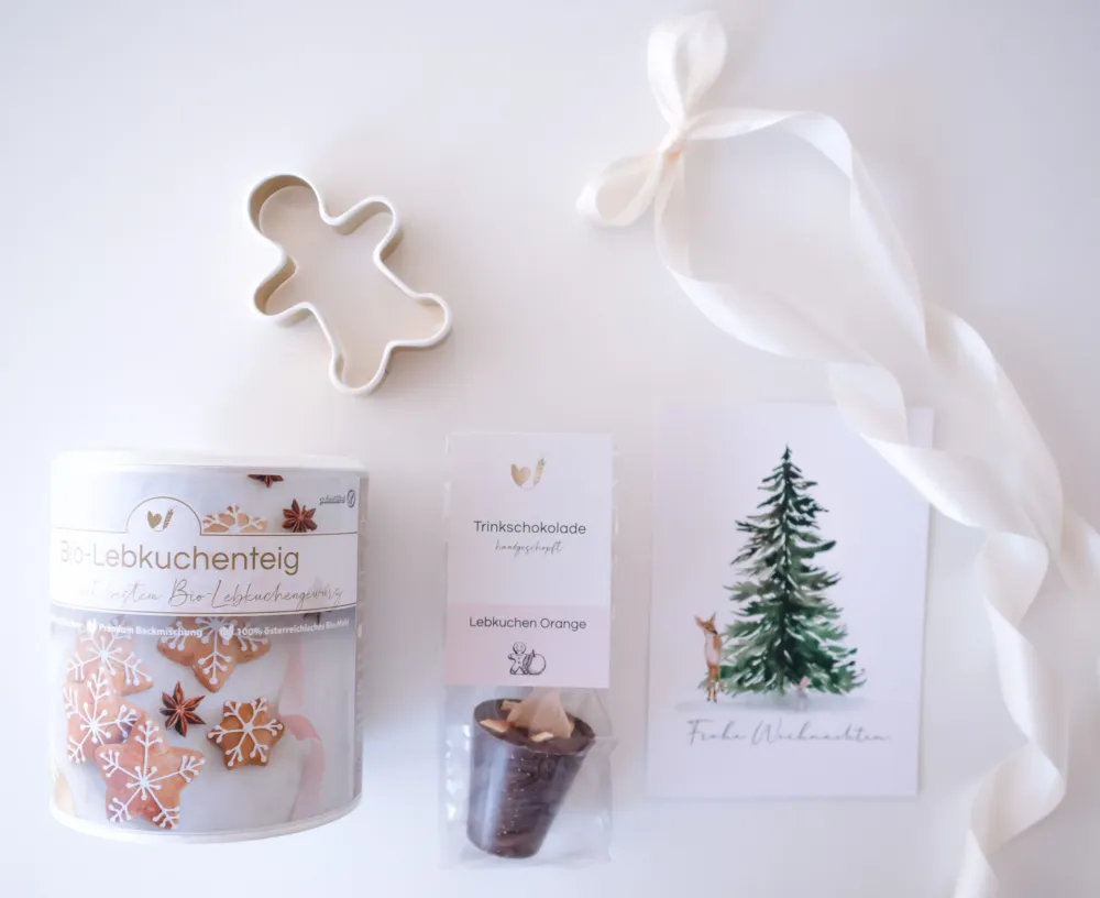 Ekologisk pepparkakslåda med drickchoklad