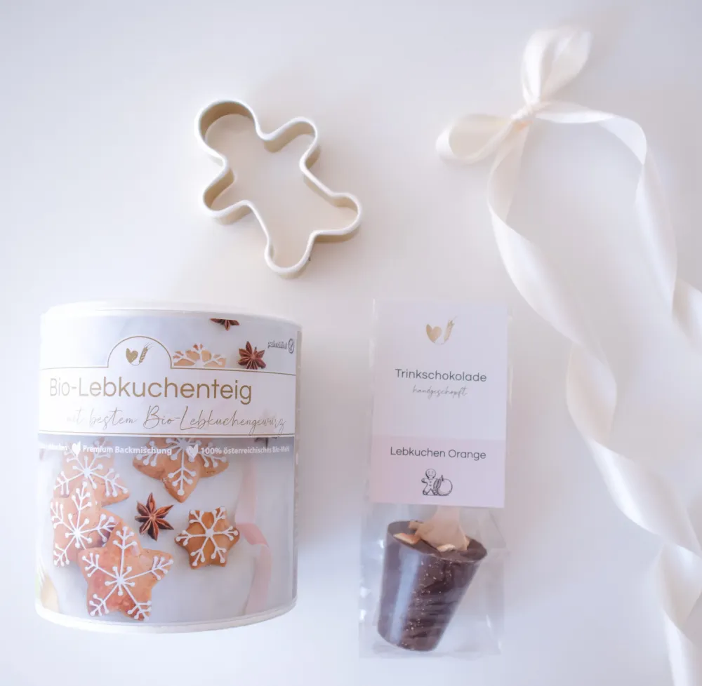 Ekologisk pepparkakslåda med drickchoklad