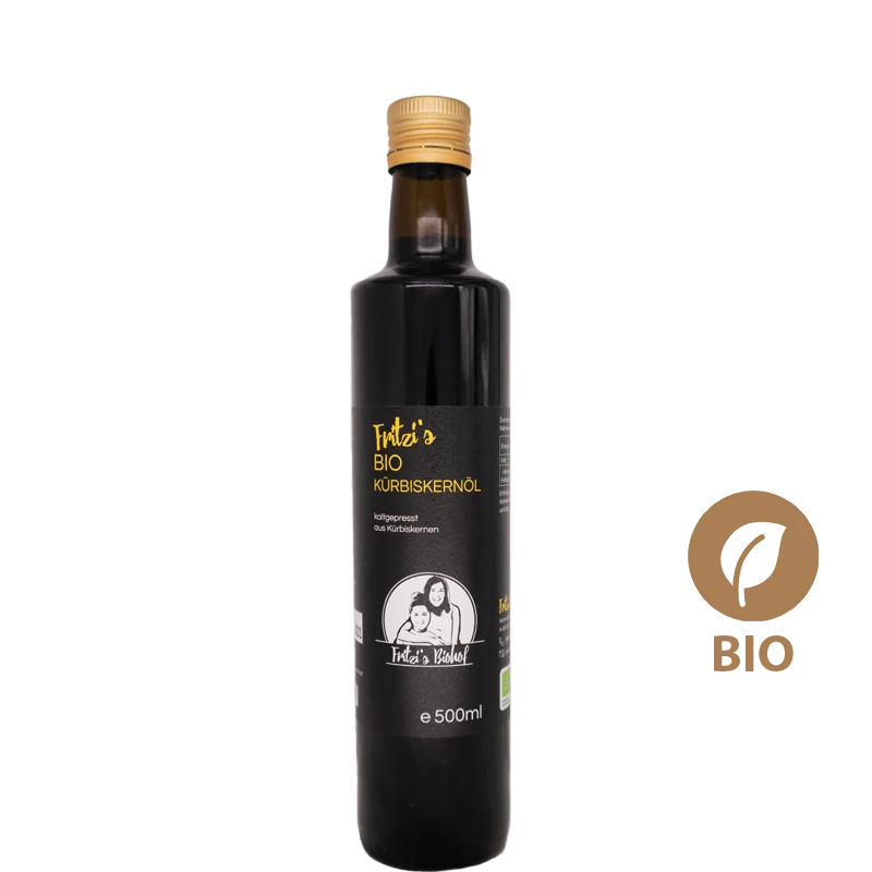 Ekologisk pumpafröolja 500 ml