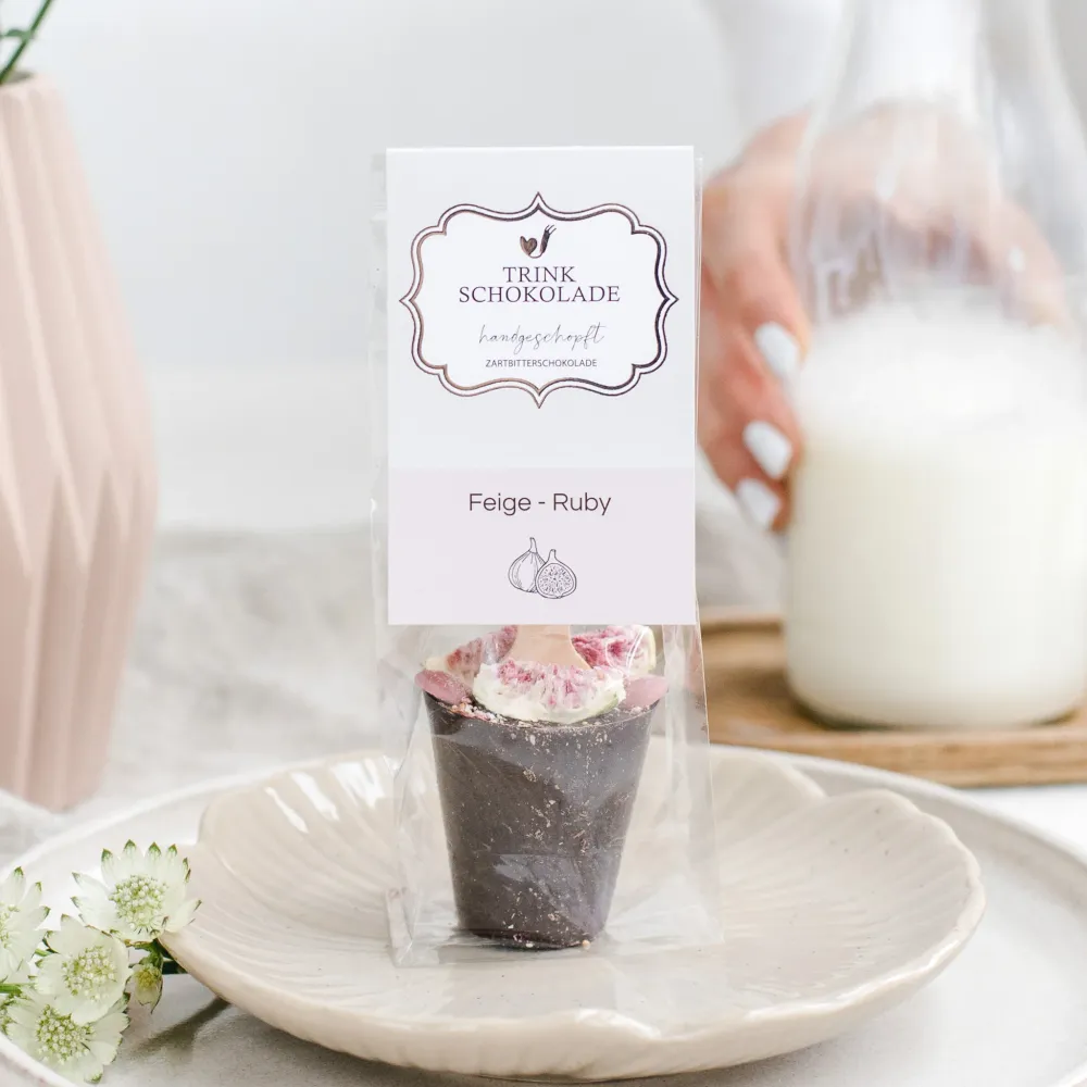Fig-Ruby dricker choklad "Snart är mamma"
