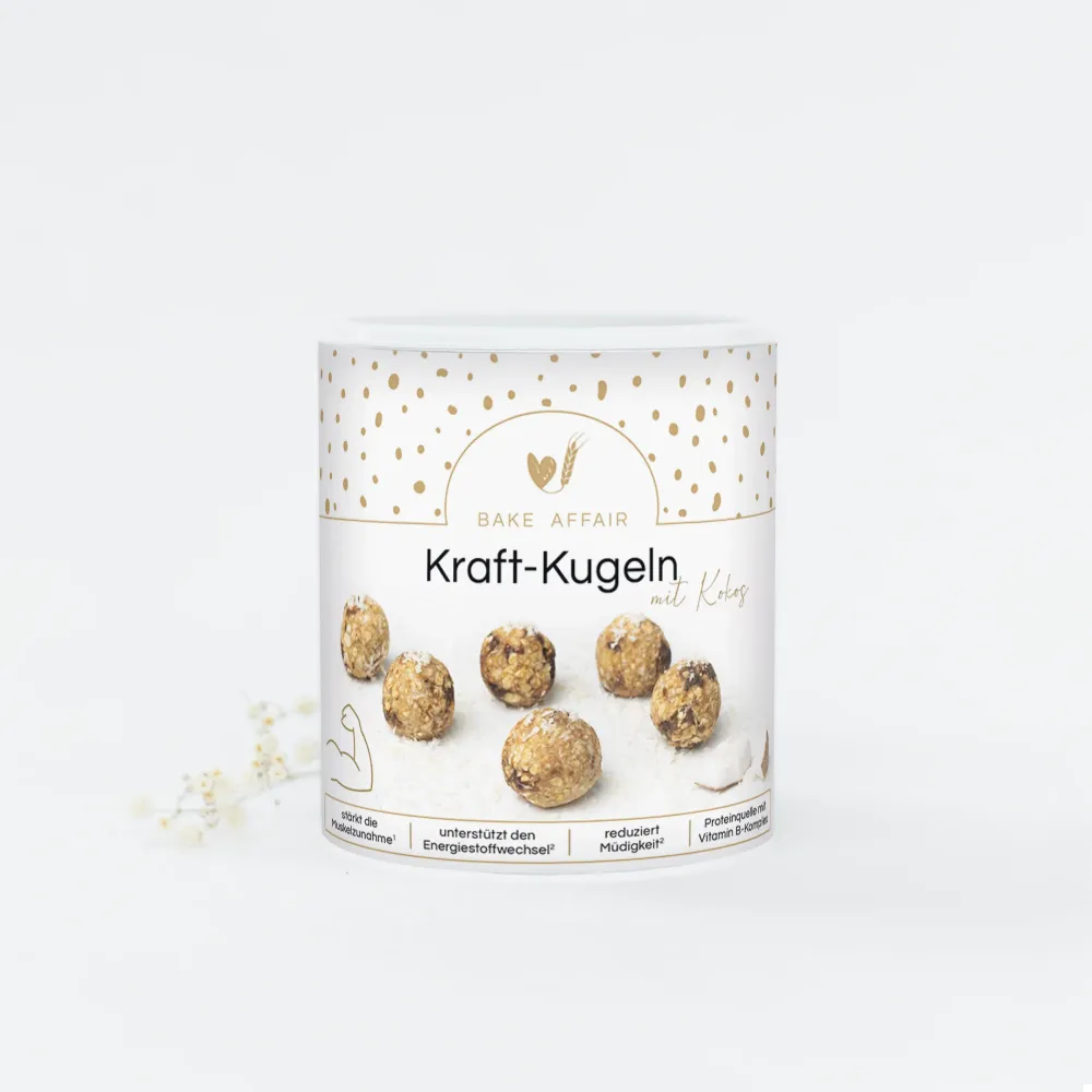 Vitaminblandning Kraftbollar med kokos