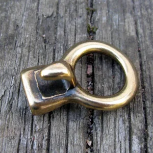 Bronsfärgat Haklås - Toggel 11x5,3mm 1 styck