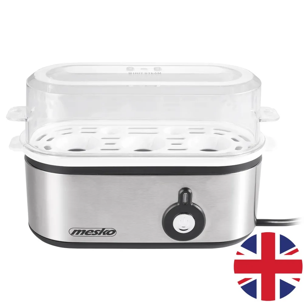 Mesko MS 4485 äggkokare för 1-3 ägg, 350W, stickkontakt, UK-kontakt