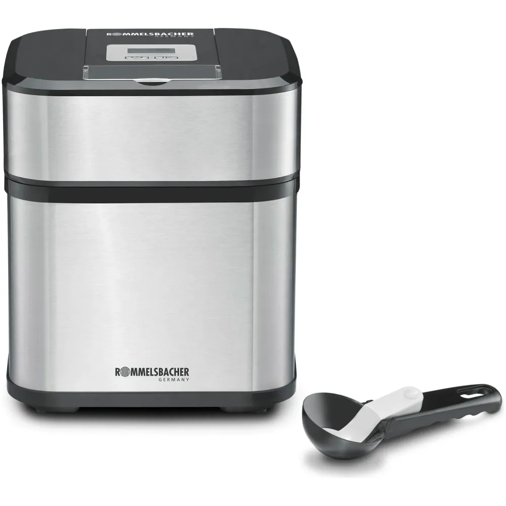 Rommelsbacher Glassmaskin IM 12 Kurt 0,5l Rostfri Sorbet,Glass Frusen Yogurt Slush