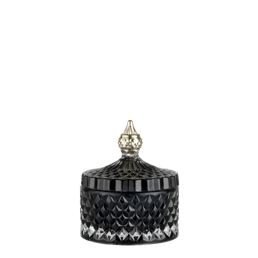 Miya Glasburk H10.5cm, Pearl / Guld