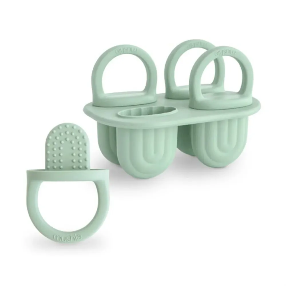 Mushie Cambridge Blue Toddler Ice Pop Tray