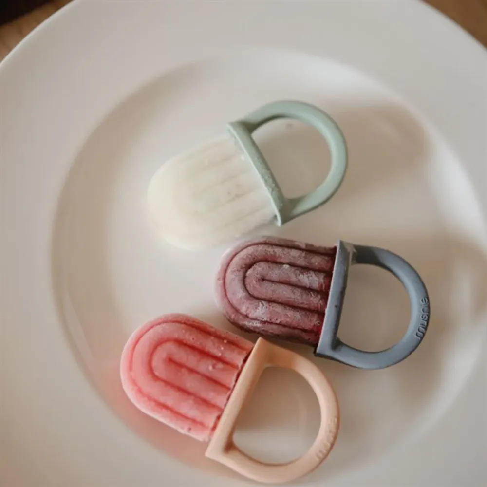 Mushie Cambridge Blue Toddler Ice Pop Tray