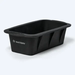 Watery form för isblock - Ice Mold 1L - Kolsvart