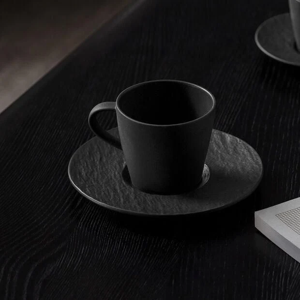 Villeroy & Boch Manufacture Rock Espressokopp Träkol 10 cl