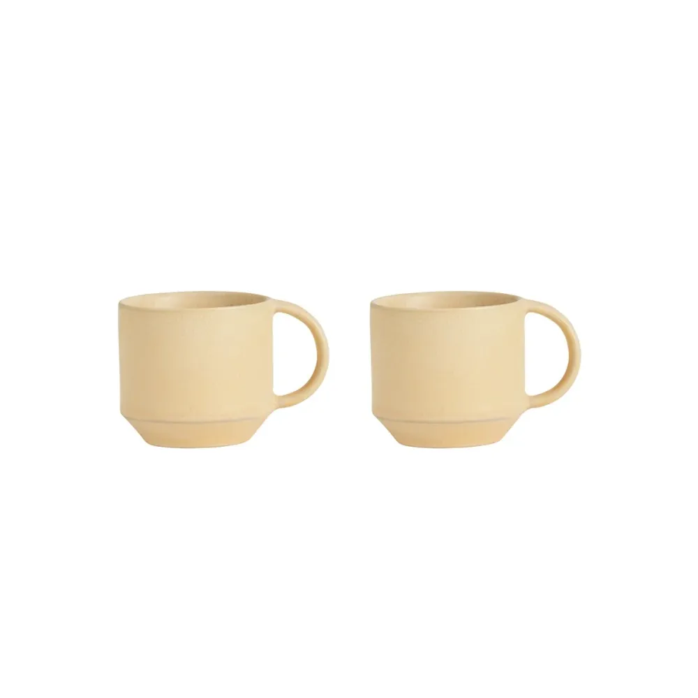 Yuka Espressokopp, double-set, Butter