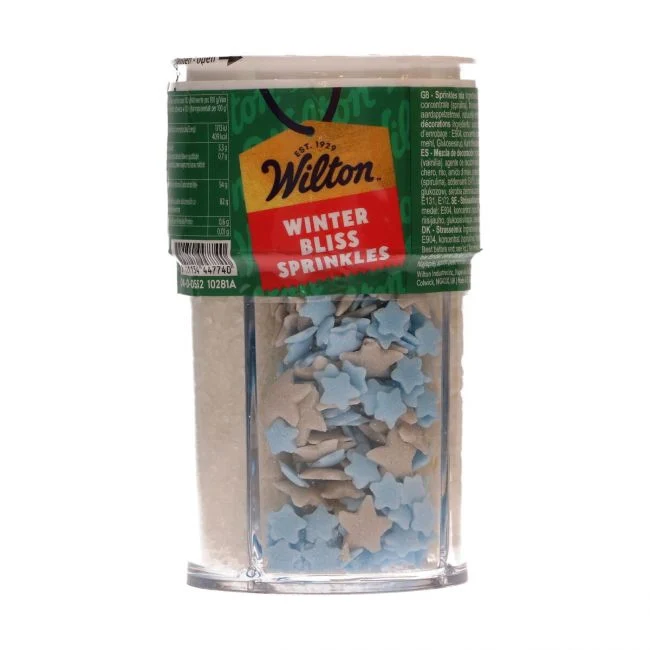 4-I-1 Strösselblandning vinter (stjärnor, pärlor, kristaller) – 100 g