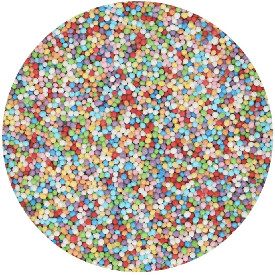 Mini sockerpärlor - Färgmix 250g