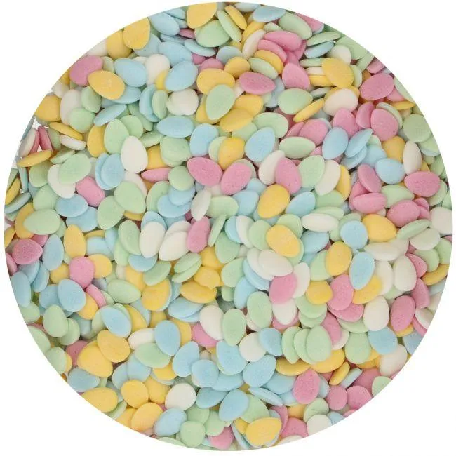 Pastellfärgade äggmix