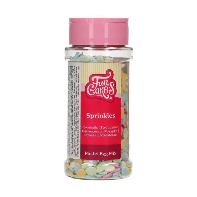 Pastellfärgade äggmix