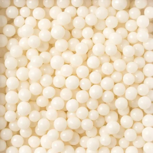 Perles Blanches 7mm - 1Kg