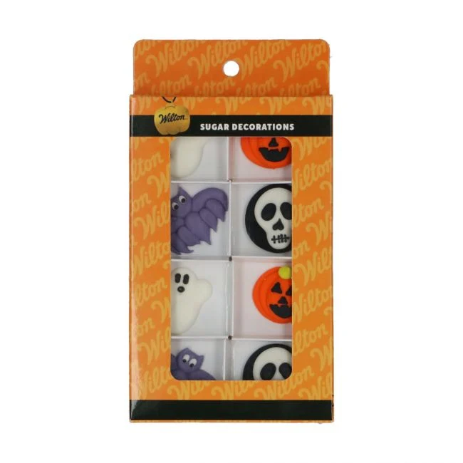 Set/8 Ätbart Dekor Klassisk Halloween