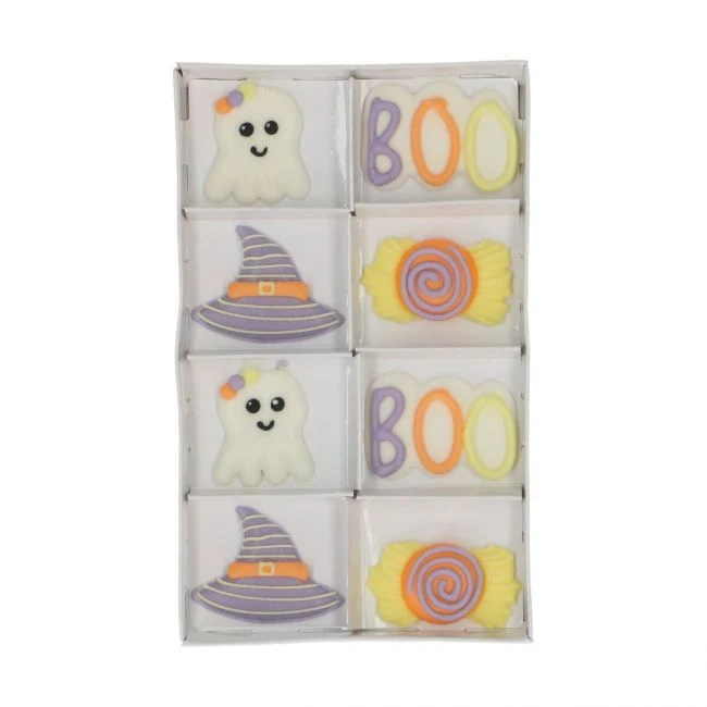Set/8 Ätbart Dekor Sött Halloween