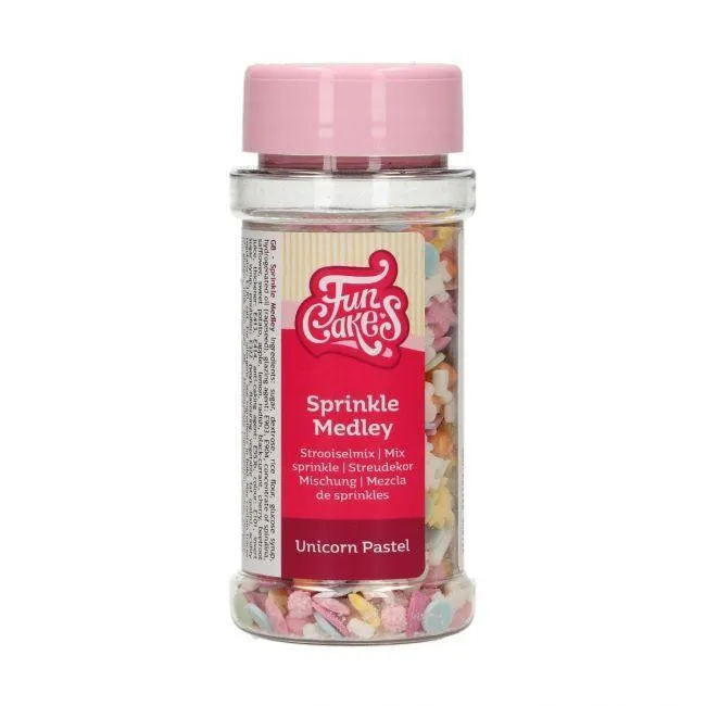 Strössel Enhörning Pastell - 50g