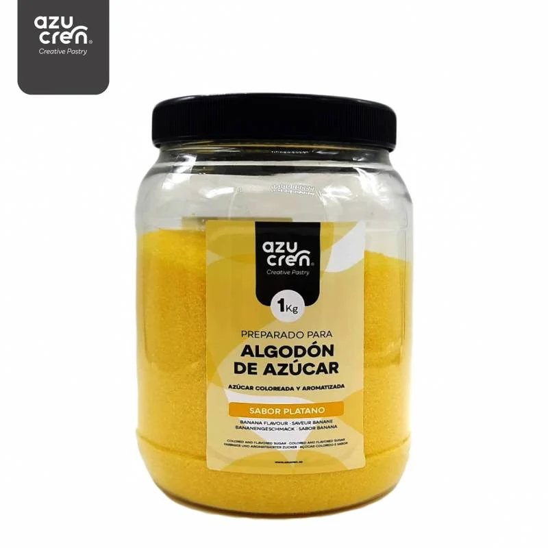 Socker för sockervadd - Banan 1 kg